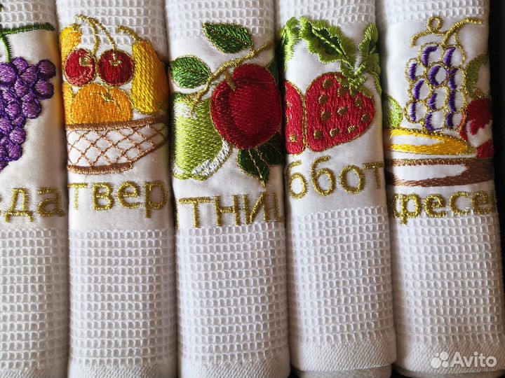 Кухонные полотенца вафельные