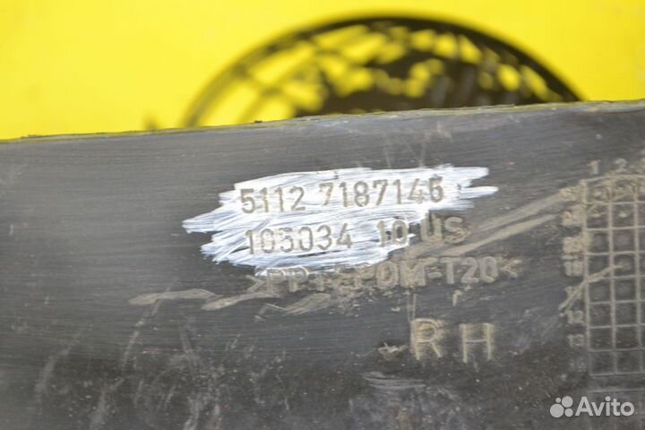 Накладка заднего бампера правая BMW X6 E71