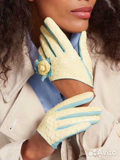 Кожаные перчатки 