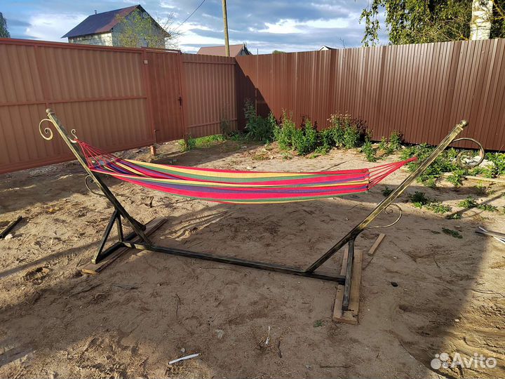 Каркас под гамак с гамаком