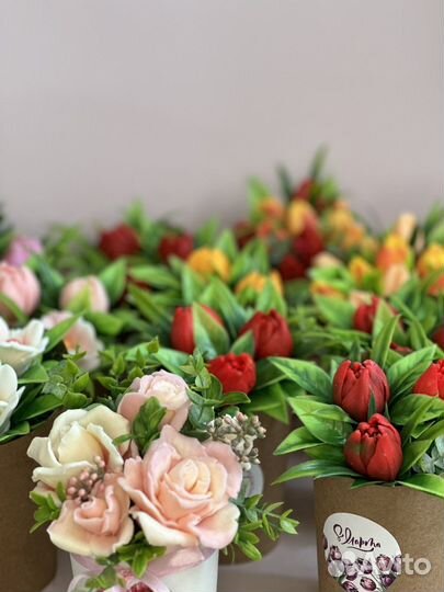 Мыло 8 марта цветы