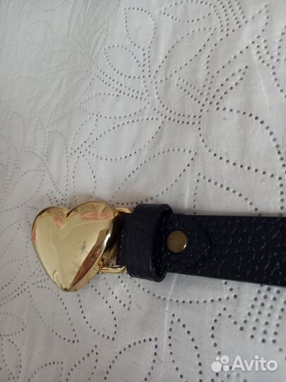 Ремень кожаный женский moschino Италия