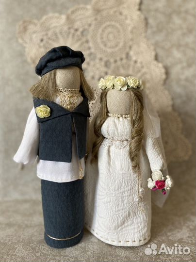 Народные куклы «Неразлучники» подарок на свадьбу