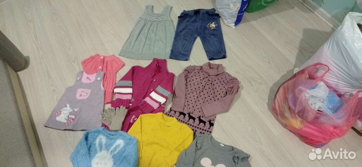 Вещи тёплые для девочки