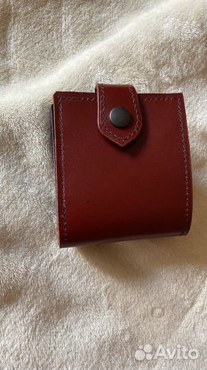 Кошелек мужской кожаный ручной работы