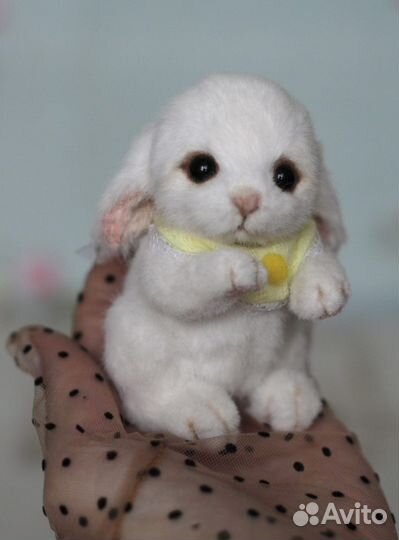 Игрушка тедди Зайка 10 см