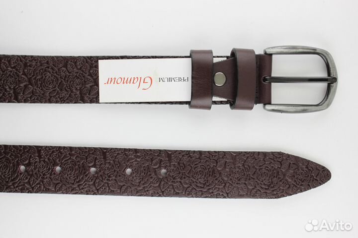 Женский кожаный ремень 35 мм