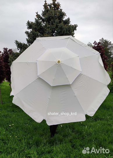 Зонт пляжный/садовый/синий