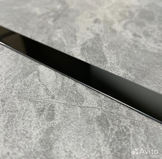 Молдинг плоский Черный матовый