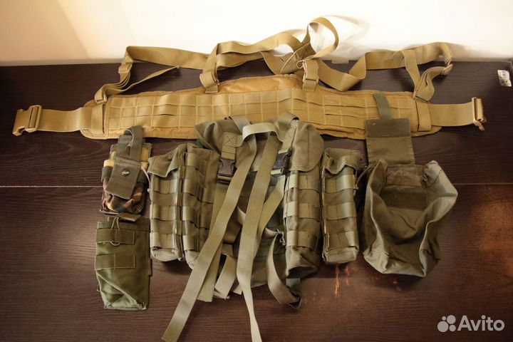 Пояс разгрузочный тактический с подсумками