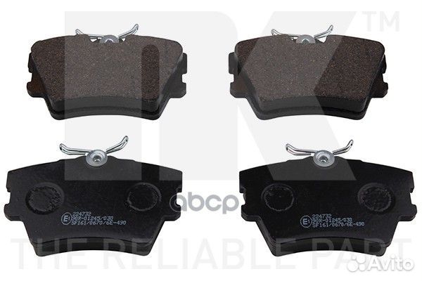 Колодки тормозные дисковые VW T3 T4 ab 85 224732