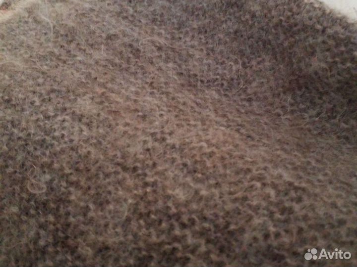 Платок пуховый ручной вязки