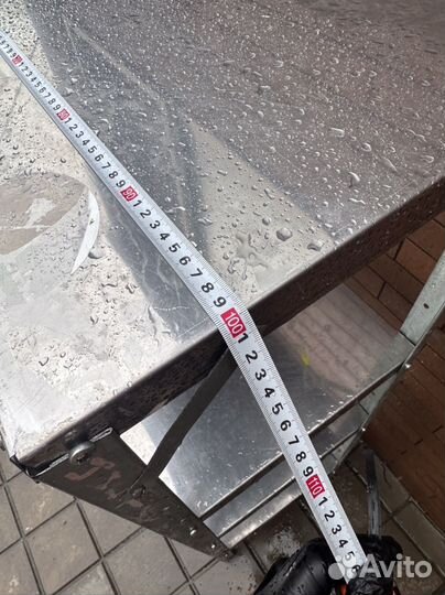 Стеллаж из нержавейки разборный