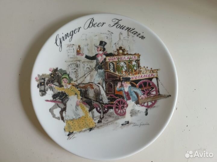 Тарелки Франция, Англия, японский чайник