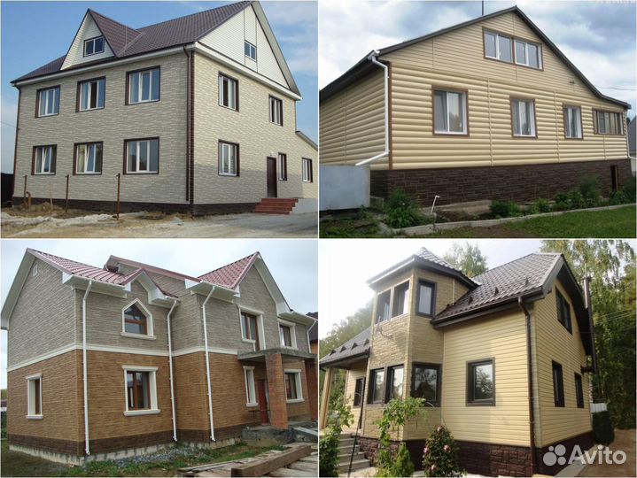 Фасад. Термопанели. Короед. Сайдинг. Полифасад