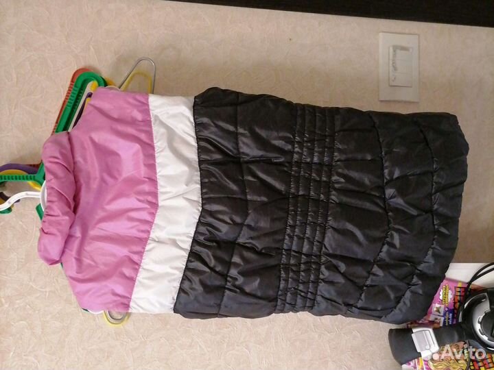 Утеплённый жилет для девочки 140