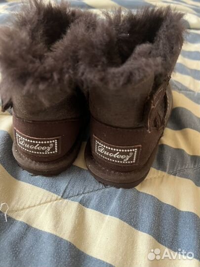 Ugg угги детские 16,5см с нат овчиной кожа