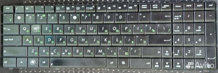 Клавиатура для ноутбука Asus n73s (на кнопки)