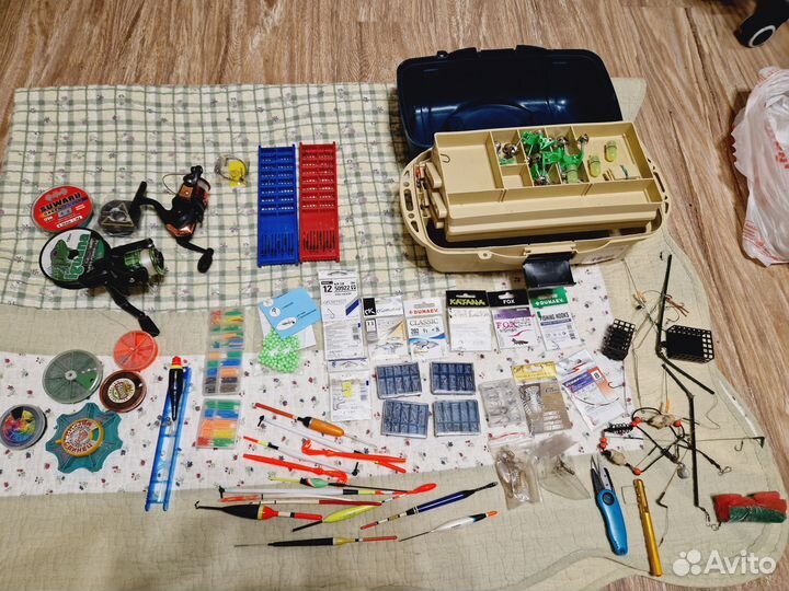 Рыболовные снасти набор рыбалка бу зимняя летняя