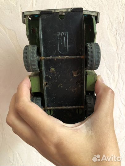 Игрушка машинка железная СССР