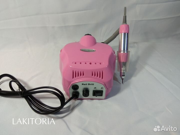 Аппарат для маникюра 35000 об DM-202 розовая новая