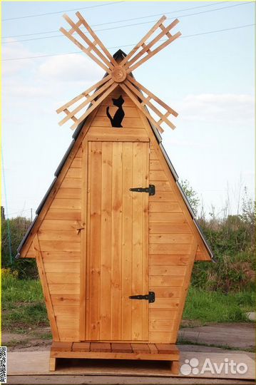 Дачный туалет с установкой DRE447