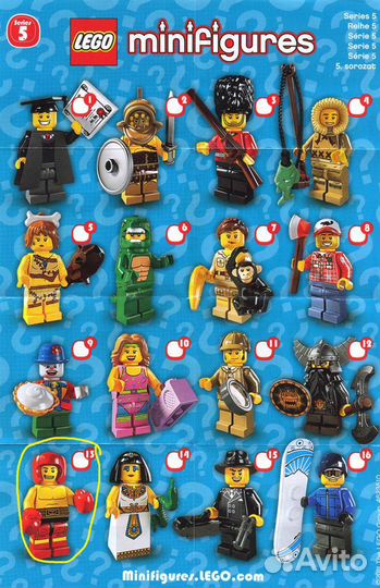 Lego Minifigures Series 2,4,5,13,14,16