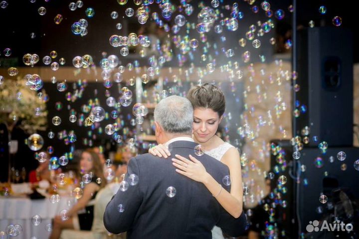 Двойной генератор мыльных пузырей 300 ватт