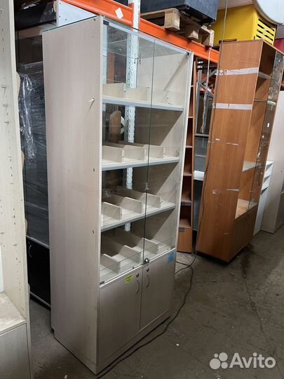 Стойка витрина стекло лдсп бук 100/50/200