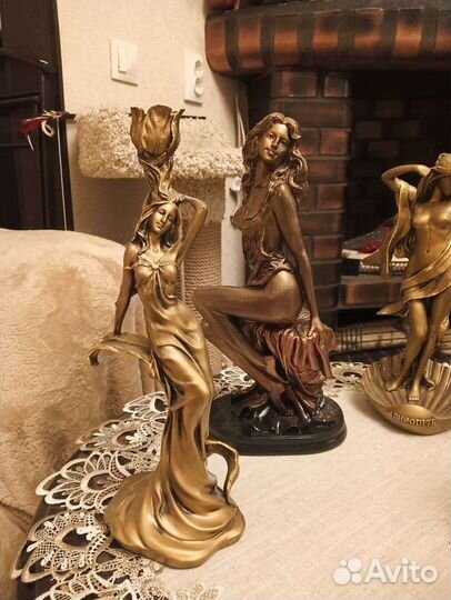 Статуэтки из полистоуна, разные