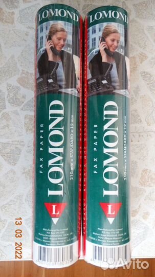 Бумага для факса Lomond L0104001