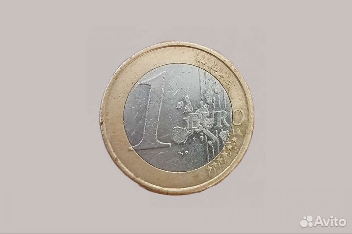 Монета 1 евро — Финляндия, «Два лебедя» 2002 г