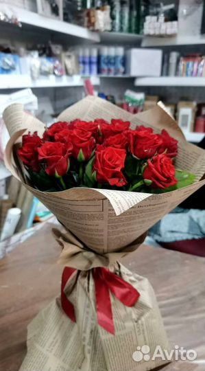 Букет роз 21 роза с доставкой