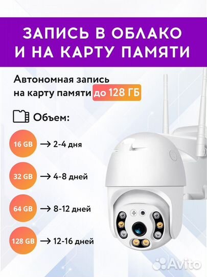 Камера видеонаблюдения уличная Wi-Fi 3MP