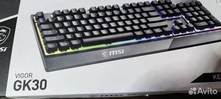 Игровая клавиатура msi vigor GK30