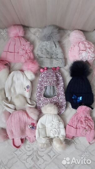 Шапочки на девочку