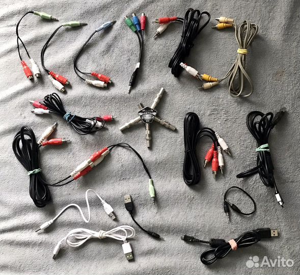 AV и TV кабели,тюльпаны,шнуры,usb
