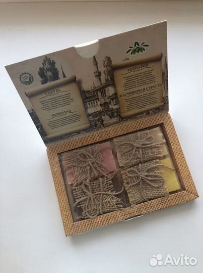 Подарочная коробка с мылом