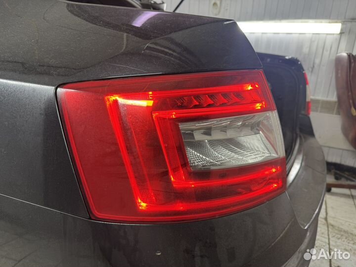 Задние фонари Skoda Octavia a7 2 полосы LED