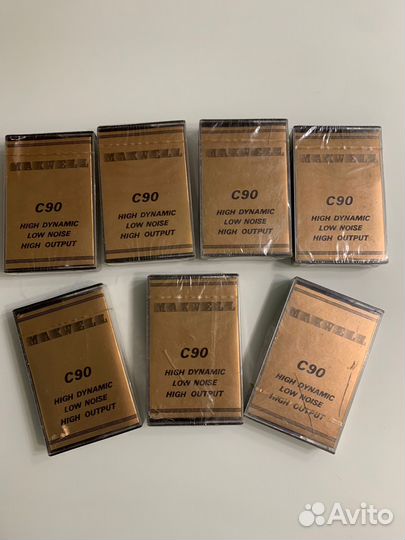 Аудио кассета makwell 90 запечатаны Цена за все