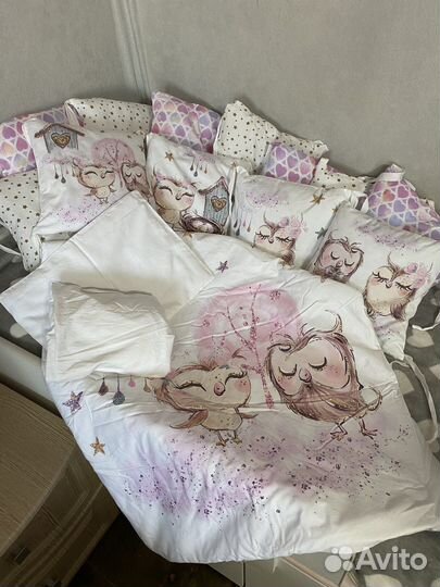 Бортики в детскую кроватку