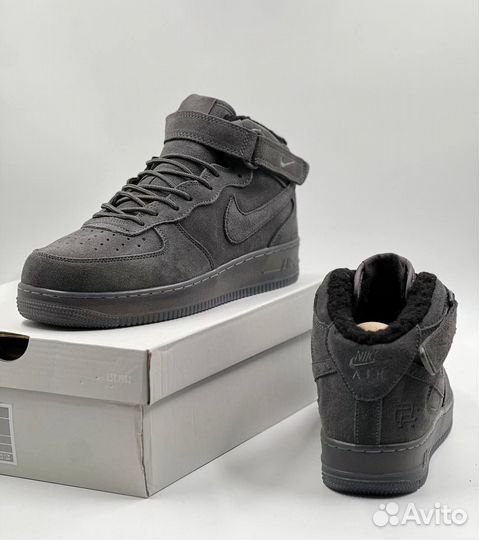 Кроссовки Nike Air Force 1 high зимние