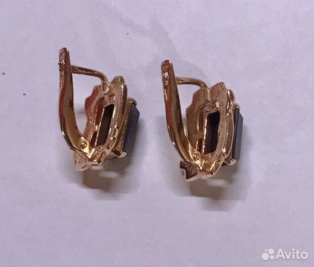 Золотые серьги СССР