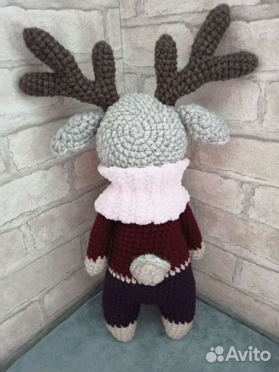 Мягкая игрушка сонный оленёнок