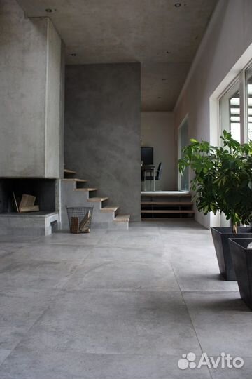 Керамическая плитка под бетон