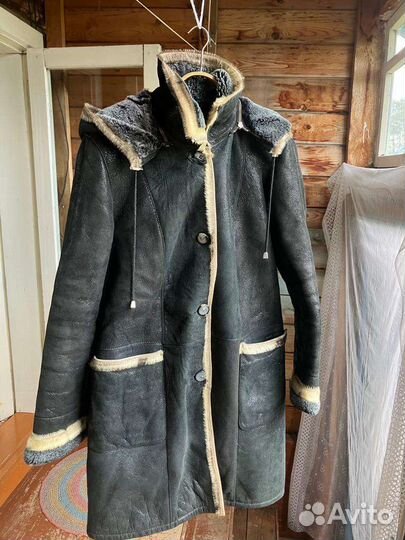 Дубленка натуральная женская 46 48