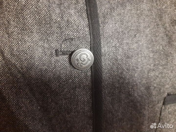 Жакет бу женский y2k 42 44 Франция шерсть вискоза