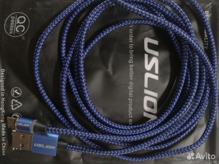 Магнитный кабель type c или micro usb