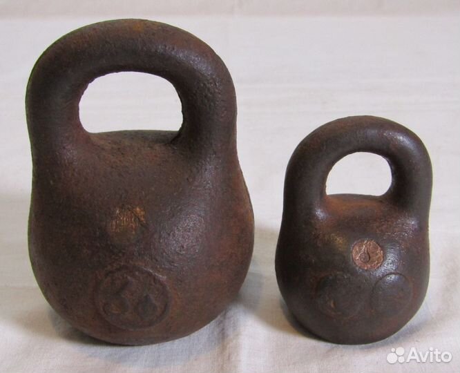 Гиря старинная, гирька для весов Чугун №8492