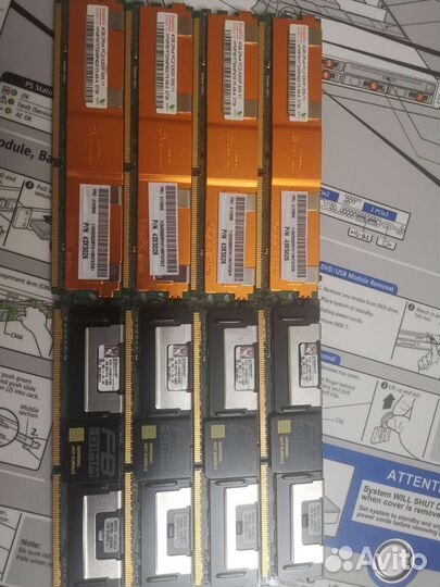 Оперативная память серверная fb-dimm 2,4,8gb